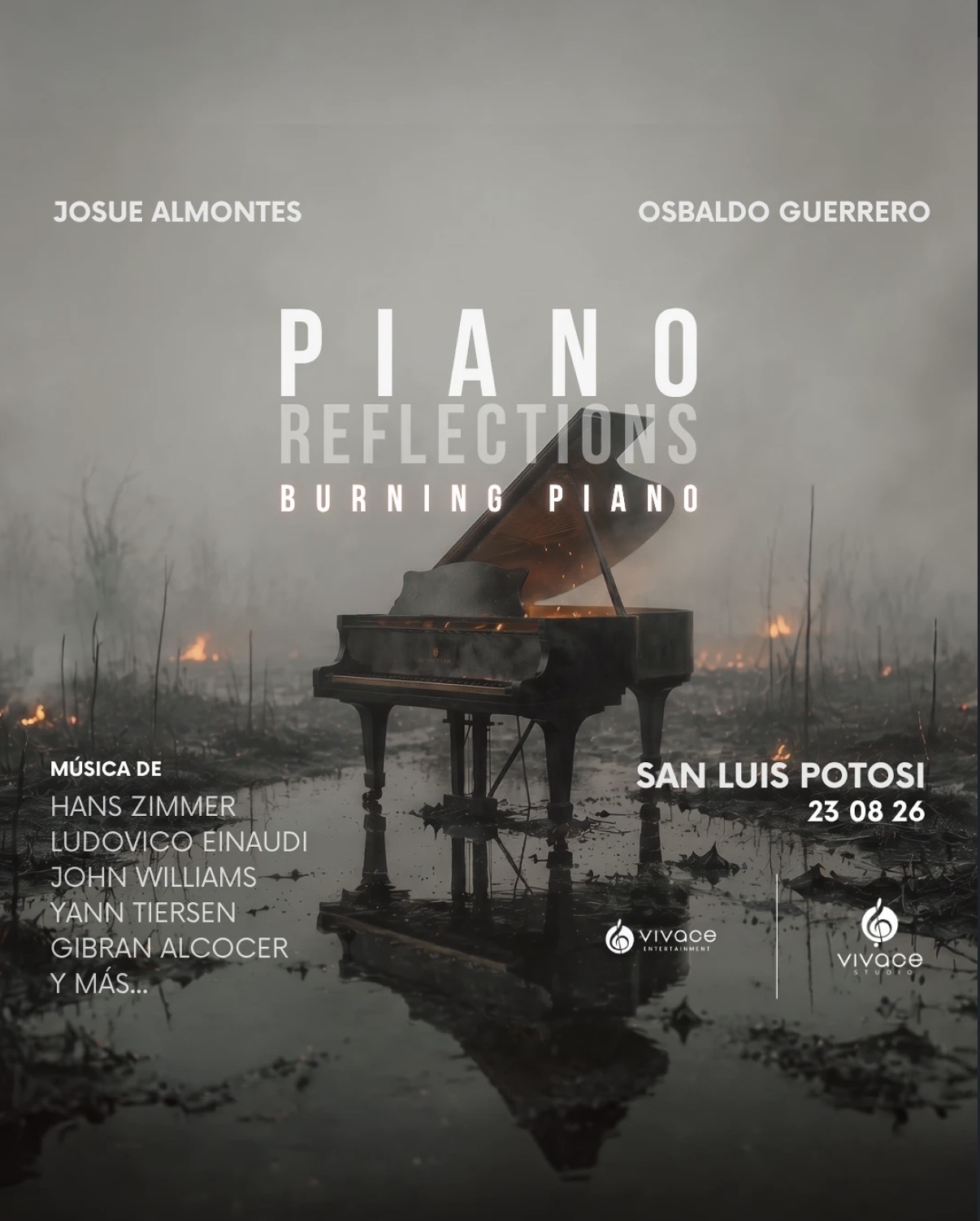 Piano Reflections - Burning Piano