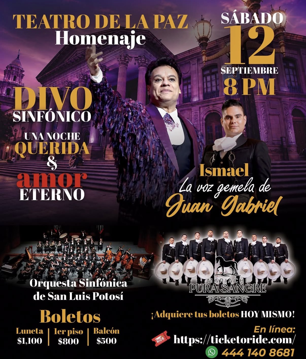 Divo Sinfónico (homenaje a Juan Gabriel)