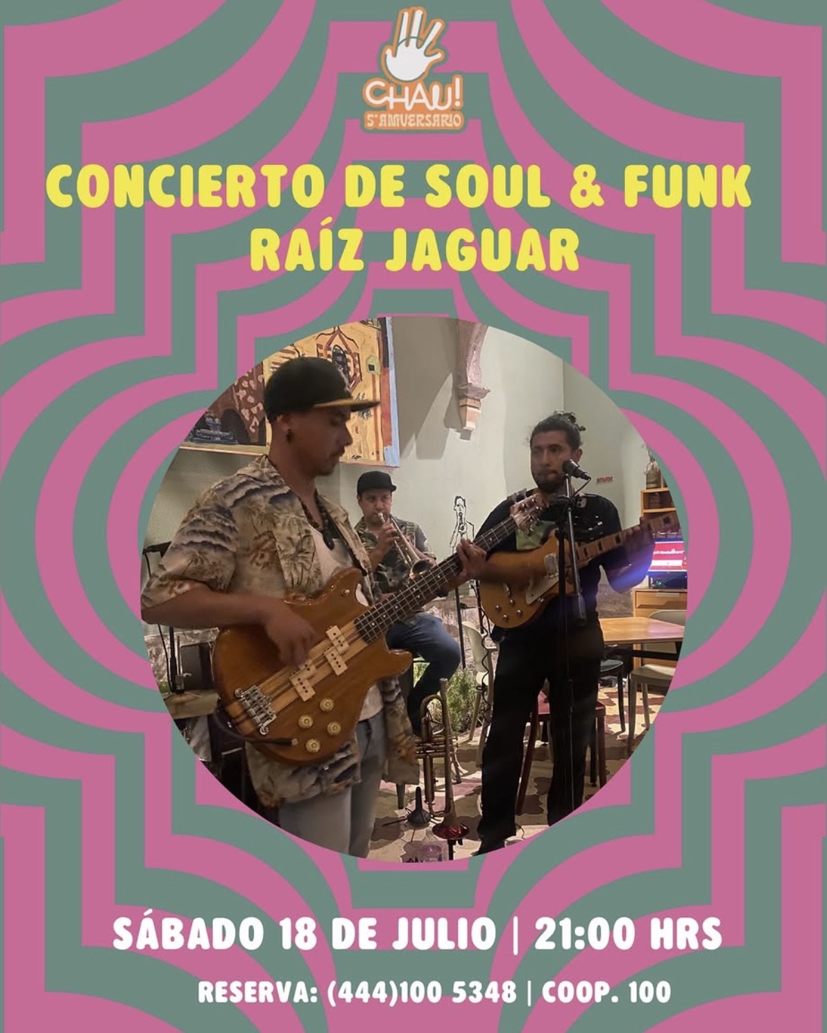 Concierto de Soul & Funk Raíz Jaguar