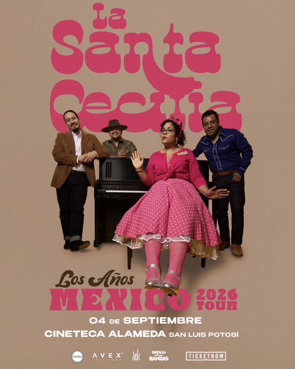 La Santa Cecilia - Los Años México 2026 Tour