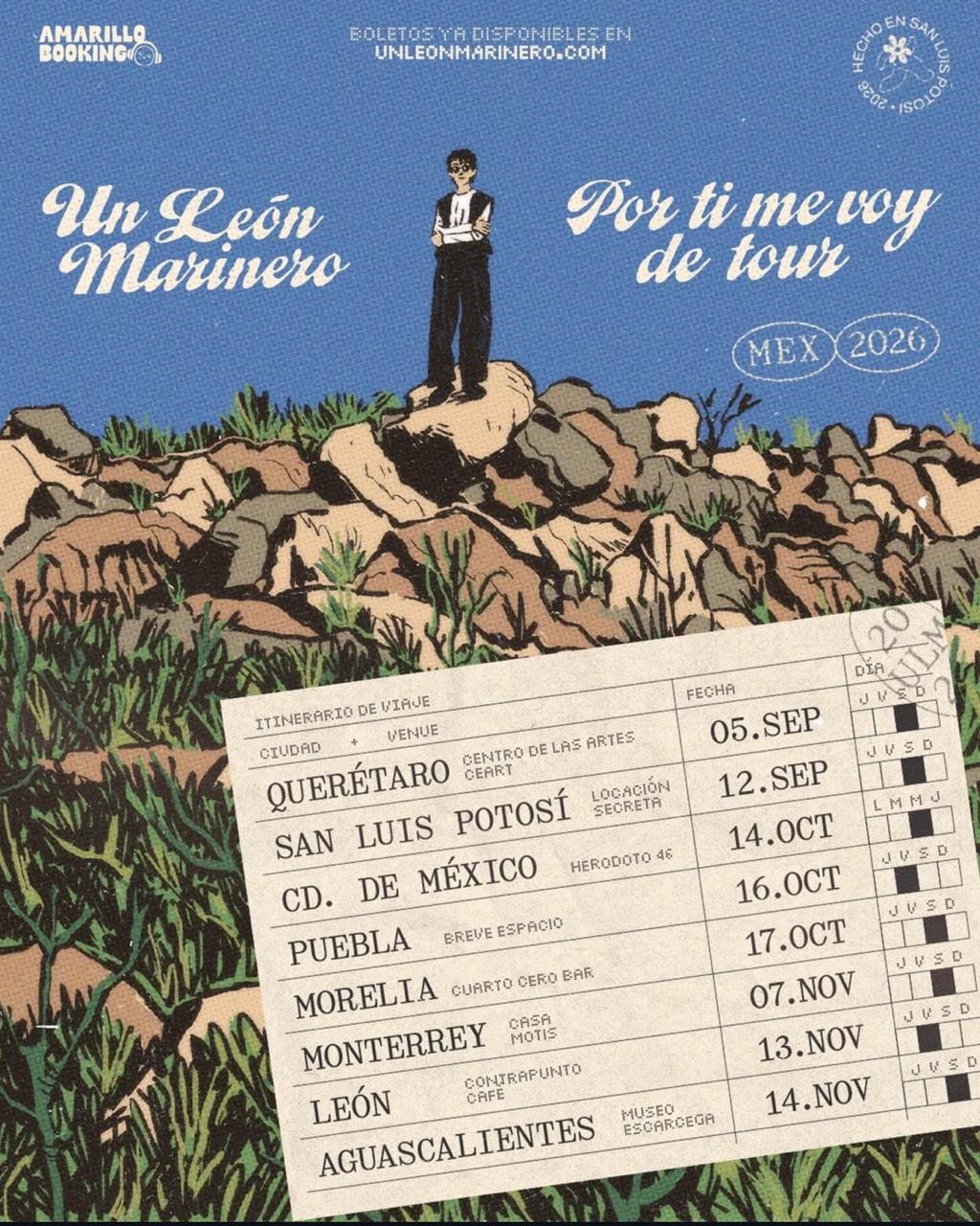 Un León Marinero - Por ti me voy de tour