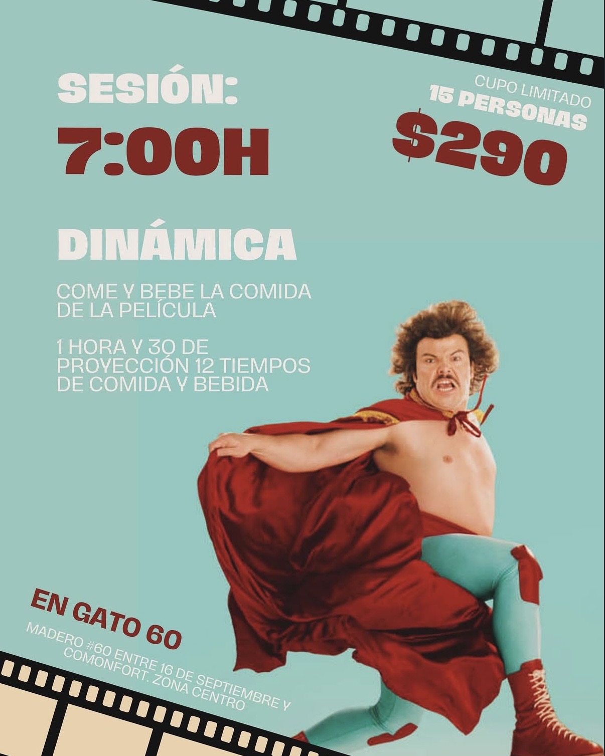 Peli & Comida - Nacho Libre — 2